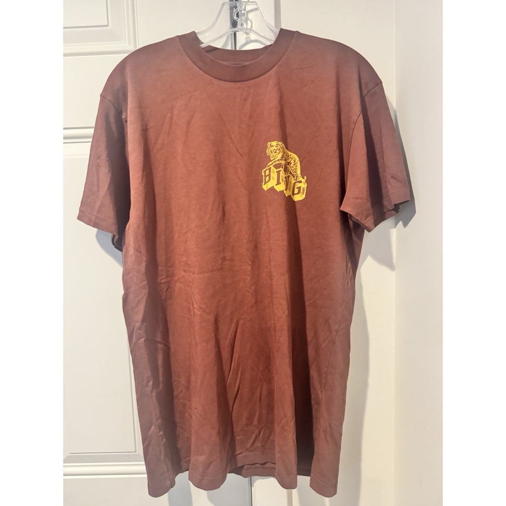 Anine Bing Retro Tiger Logo Men's Tshirt Xs Reddish Brown